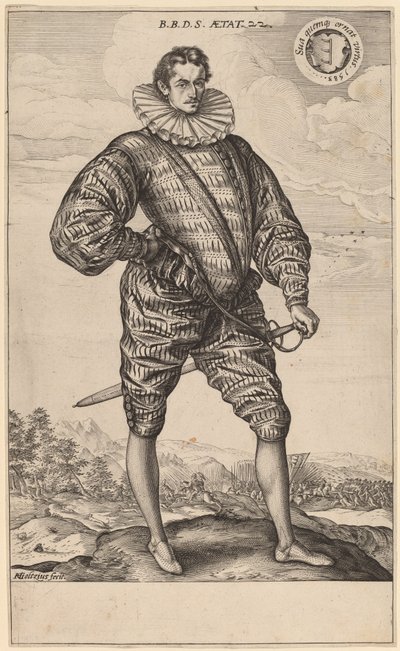 Balthasar Bathory de Somloy av Hendrik Goltzius