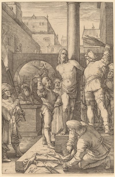 Kristi flagellasjon av Hendrik Goltzius