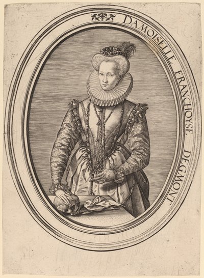 Françoise van Egmond av Hendrik Goltzius