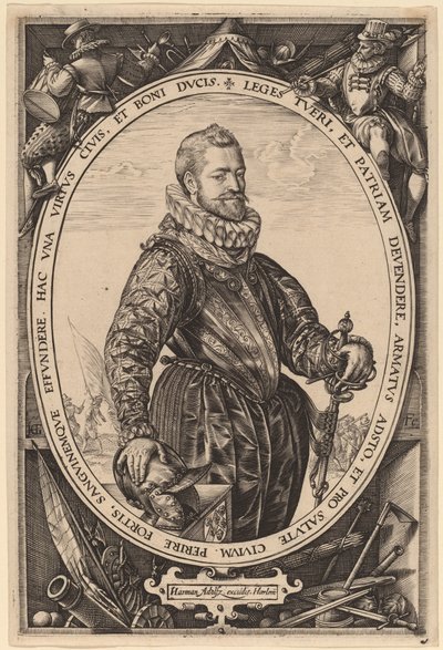 Jacques de la Faille av Hendrik Goltzius