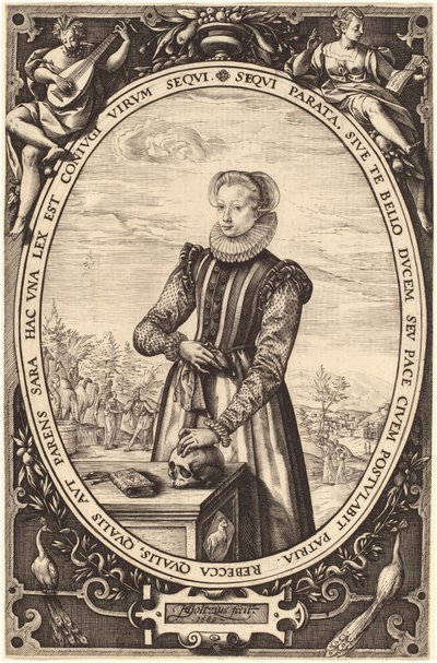 Josina Hamels av Hendrik Goltzius