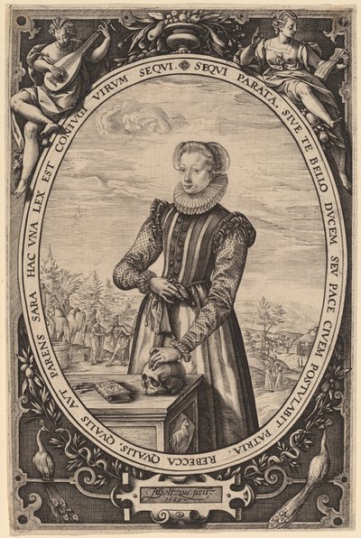 Josina Hamels av Hendrik Goltzius