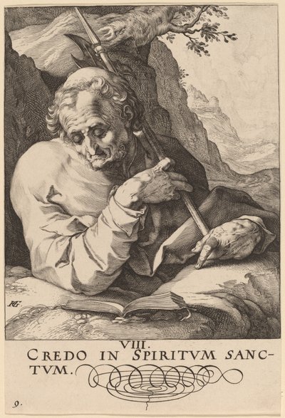 Saint Matteus av Hendrik Goltzius