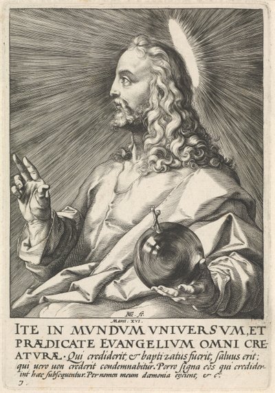 Før Salvatore, C.3 (gravering) av Hendrik Goltzius