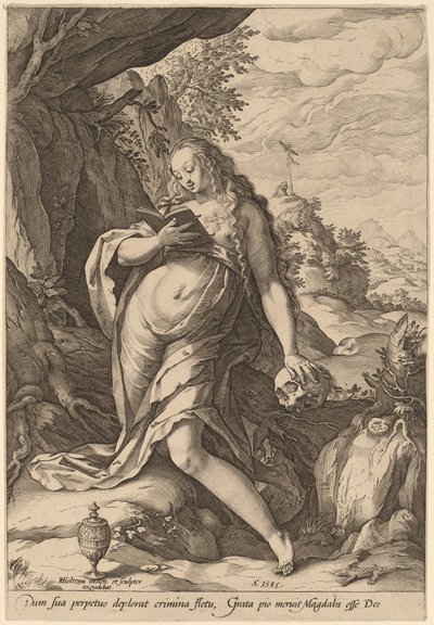 St. Maria Magdalen botferdig av Hendrik Goltzius