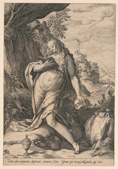 St. Maria Magdalena botferdig av Hendrik Goltzius