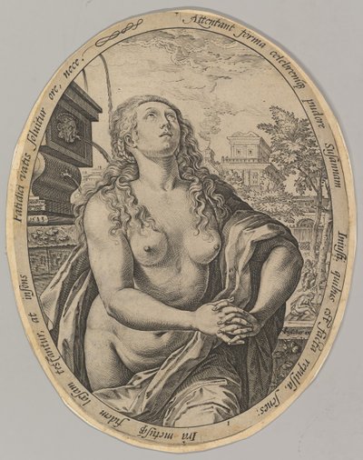 Susanna, 1583. av Hendrik Goltzius