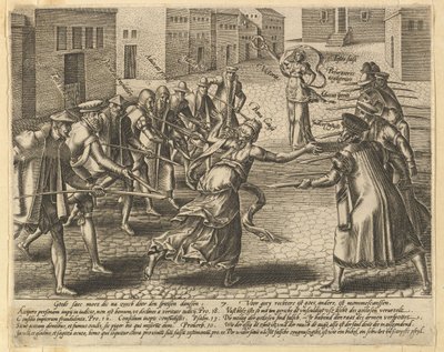 Lovens overgrep, plate 7.n.d. av Hendrik Goltzius