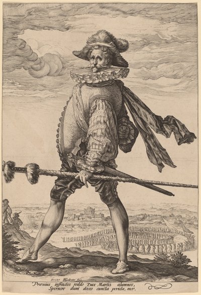 Kapteinen for infanteriet av Hendrik Goltzius