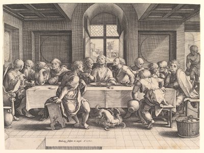 Nattverden, 1585. av Hendrik Goltzius
