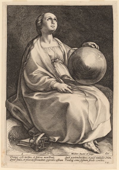 Urania av Hendrik Goltzius
