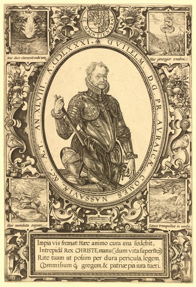 William, greve av Nassau, prins av Orange av Hendrik Goltzius