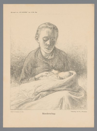Barsel (tittel på objekt) av Hendrik Johannes Haverman