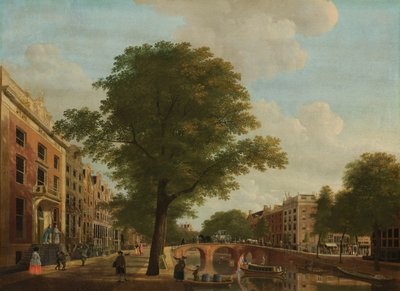Utsikt over Herengracht nær Leidsestraat, Amsterdam av Hendrik Keun