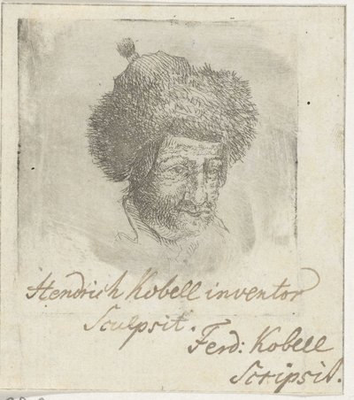 Mannshode med pelshatt av Hendrik Kobell