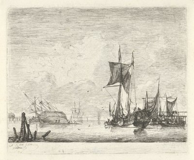 elveutsikt av Hendrik Kobell