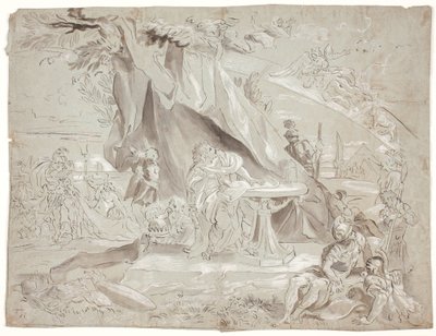 Allegorisk komposisjon av Hendrik Krock