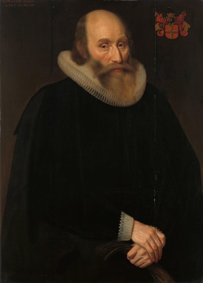 Portrett av Antonius Antonides van der Linden, lege i Amsterdam av Hendrik Meerman