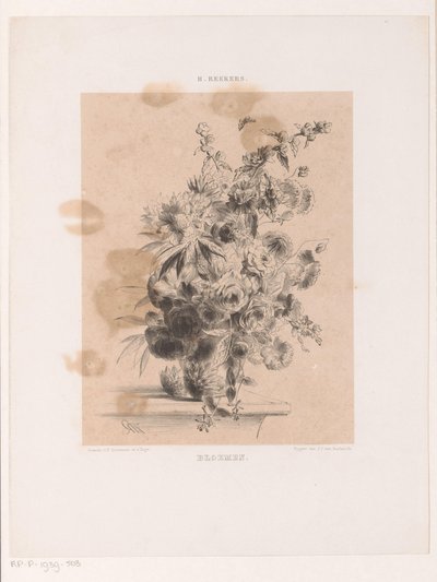 blomsterdekorasjon av Hendrik Reekers
