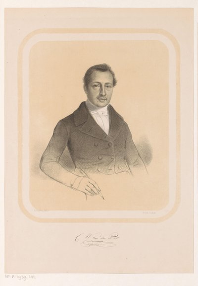 Portrett av Combertus Willem van der Pot C.W. van der Pot (tittel på objekt) av Hendrik Ringeling
