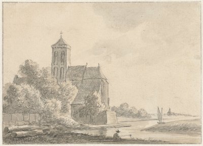 Utsikt over Cuijk av Hendrik Tavenier (possibly)