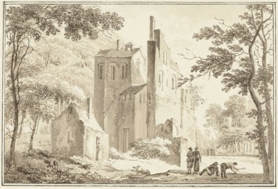 Et ansikt på en ruin av Hendrik Tavenier