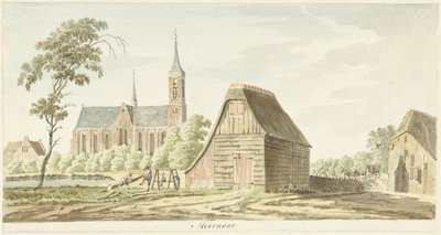 Utsikt over landsbyen Hoornaar av Hendrik Tavenier
