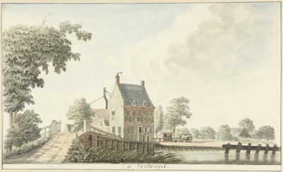 Herberg de Voetangel ved Utrecht-kanalen av Hendrik Tavenier