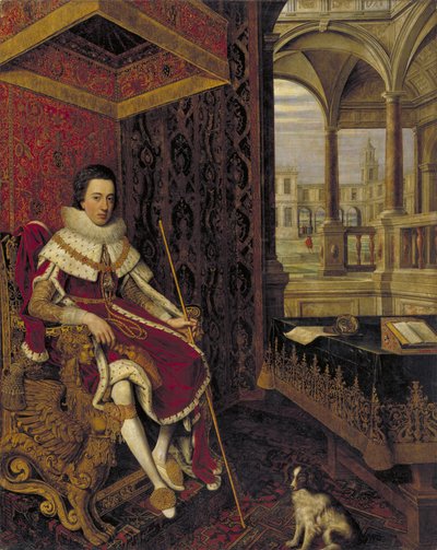 Charles I (1600-1649) da prins av Wales av Hendrik van II Steenwijck