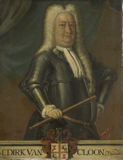 Portrett av Dirk van Cloon, generalguvernør i Nederlandsk Øst-India av Hendrik van den Bosch (free after)