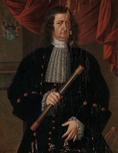 Christopher av Swoll (1713–1718) Portrett av Christoffel van Swoll (Swol, Zwol), generalguvernør i Nederlandsk Øst-India av Hendrik van den Bosch