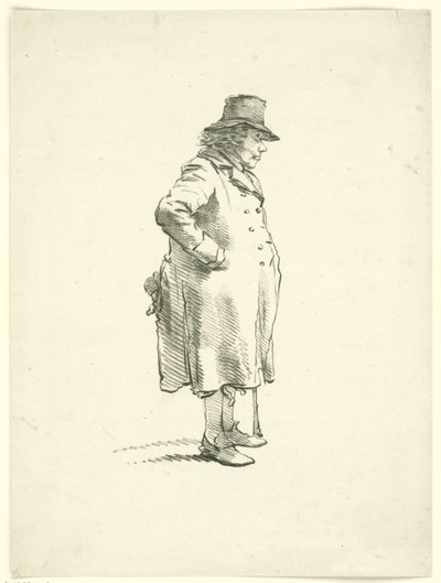 Portrett av tiggeren Hendrik Delbroeck av Hendrik van der Burgh