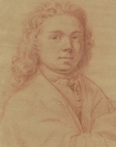 Selvportrett av tegneren Hendrik van der Vugt av Hendrik van der Vugt