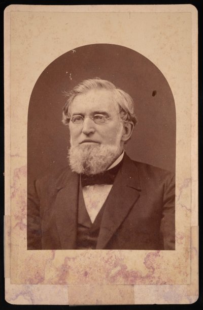 Portrett av Joseph Cummings 1817-1890, før 1890. av Hennigar and Gittings