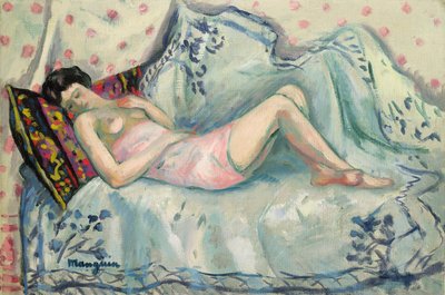 Anita i den rosa blusen av Henri Charles Manguin