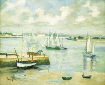 Concarneau av Henri Charles Manguin