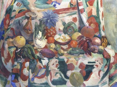 Eksotisk stilleben (Grapefrukten); Eksotisk stilleben (grapefrukt) av Henri Charles Manguin