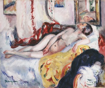 Naken sover; Nu Sovende av Henri Charles Manguin