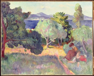 Sti i Saint-Tropez av Henri Charles Manguin