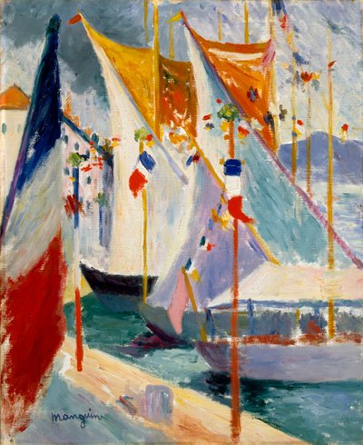 Port of Saint-Tropez av Henri Charles Manguin