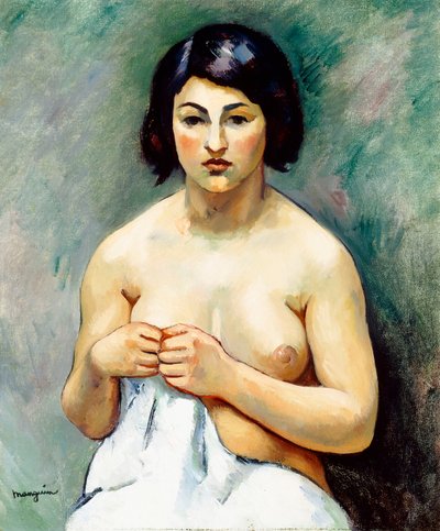 Kvinnens overkropp: Lille Mary av Henri Charles Manguin