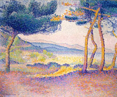 Pines langs kysten av Henri Edmond Cross