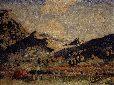Studie for de små Maures-fjellene av Henri Edmond Cross