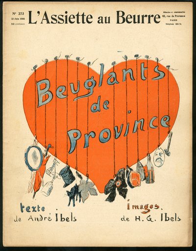 Omslag av "" L'Plate au beurre"", nummer 273, Satirical in Colors av Henri Gabriel Ibels