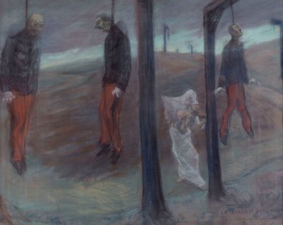 Dreyfus-affæren, Den siste tilslørte damen, Opp til kvadrillen av Henri-Gabriel Ibels