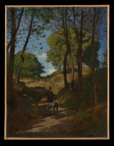 Edelgran i Les Trembleaux, nær Marlotte av Henri-Joseph Harpignies