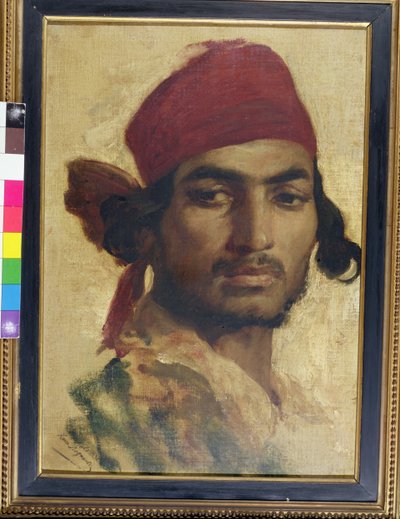 Gitano, lederstudie av Henri Alexandre Georges Regnault
