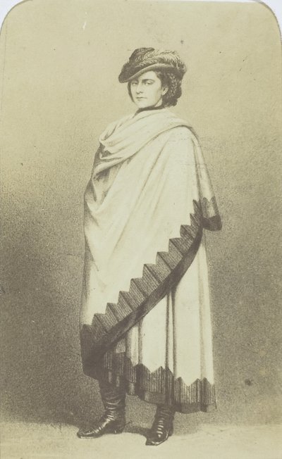 Eks-dronning av Napoli, 1860-69 av Henri Alexis Omer Tournier