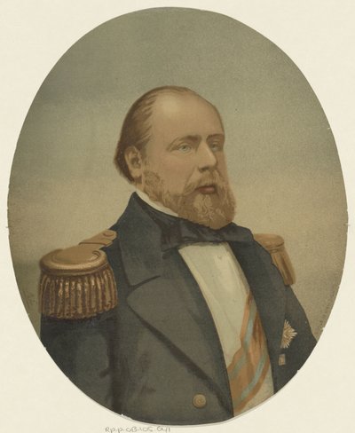 Portrett av William III, konge av Nederland av Henri Bogaerts