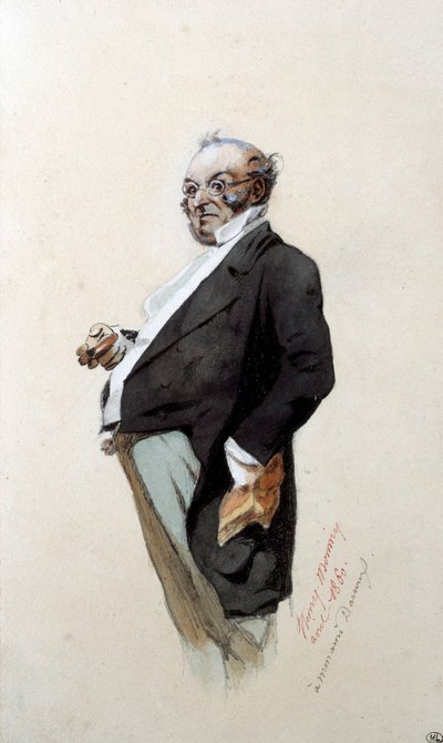 Portrett av forfatteren i Monsieur Prud